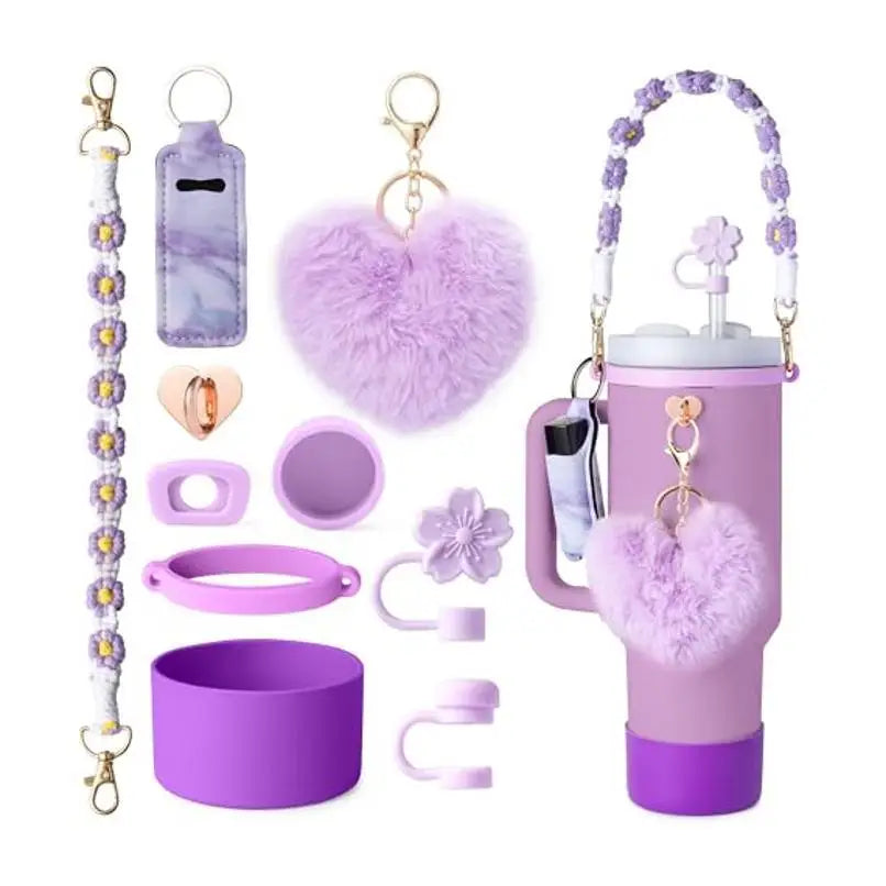 Aesthetic Cup Accessory Set for Stanley Tumblers