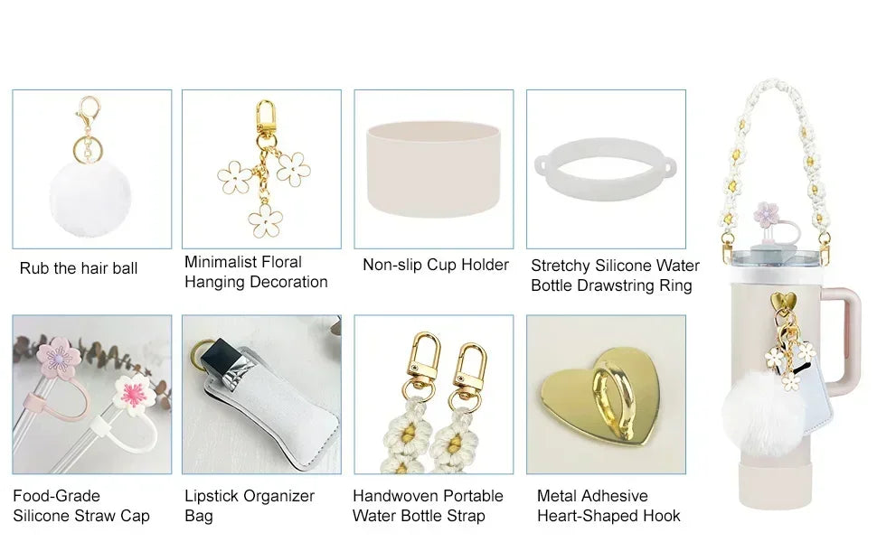 12-Piece Premium Cup Accessory Set for Stanley 30oz/40oz