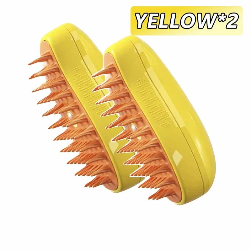 3-in-1 Steamy Cat & Dog Grooming Brush