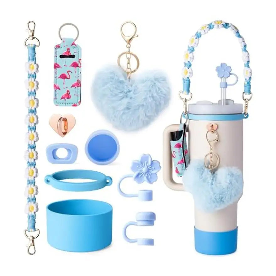 Aesthetic Cup Accessory Set for Stanley Tumblers