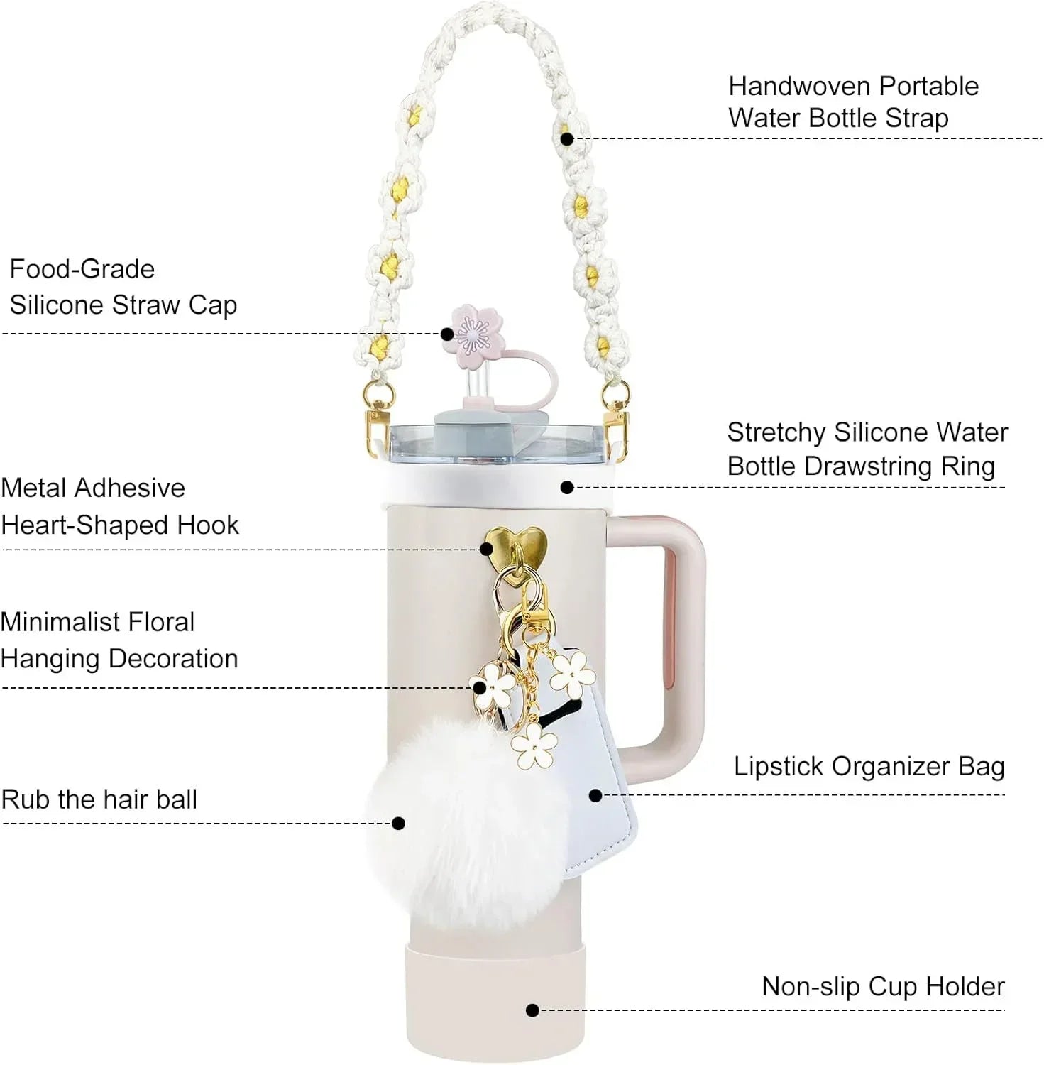 12-Piece Premium Cup Accessory Set for Stanley 30oz/40oz