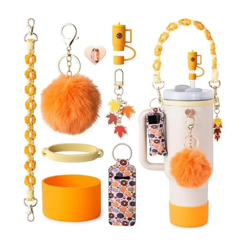 Aesthetic Cup Accessory Set for Stanley Tumblers