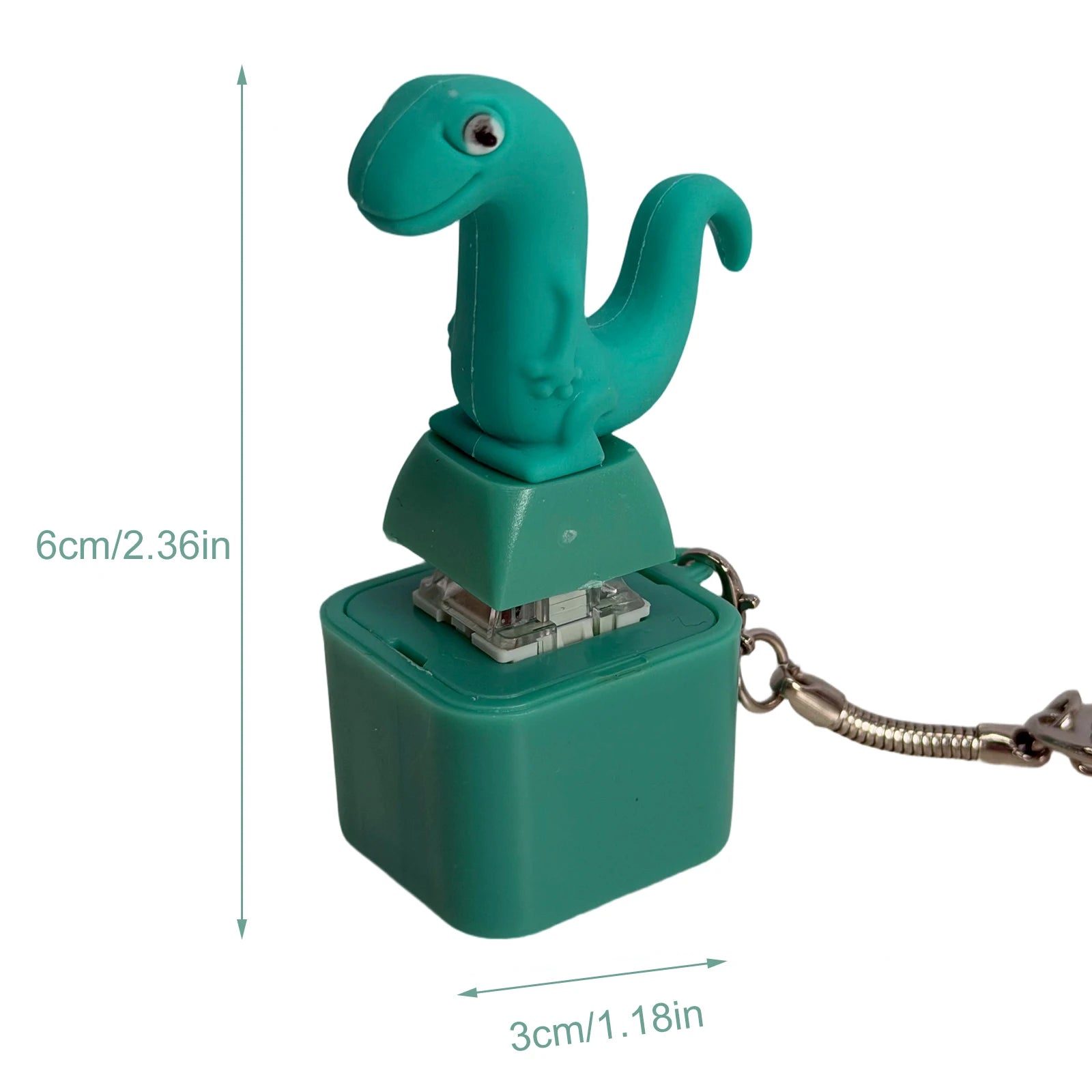 Glowing Lizard Sound Keychain – Rechargeable LED Fidget Toy