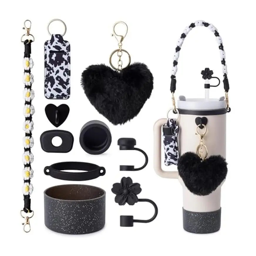 Aesthetic Cup Accessory Set for Stanley Tumblers