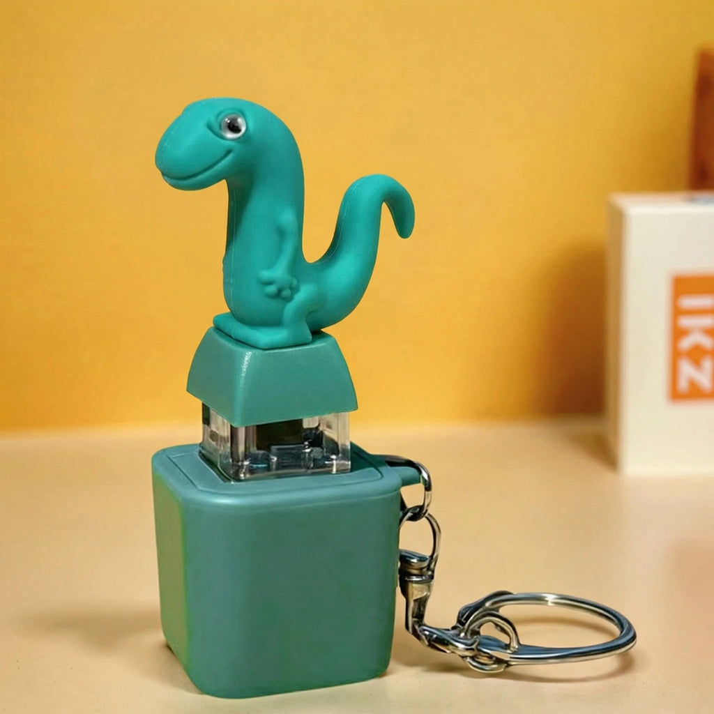 Glowing Lizard Sound Keychain – Rechargeable LED Fidget Toy