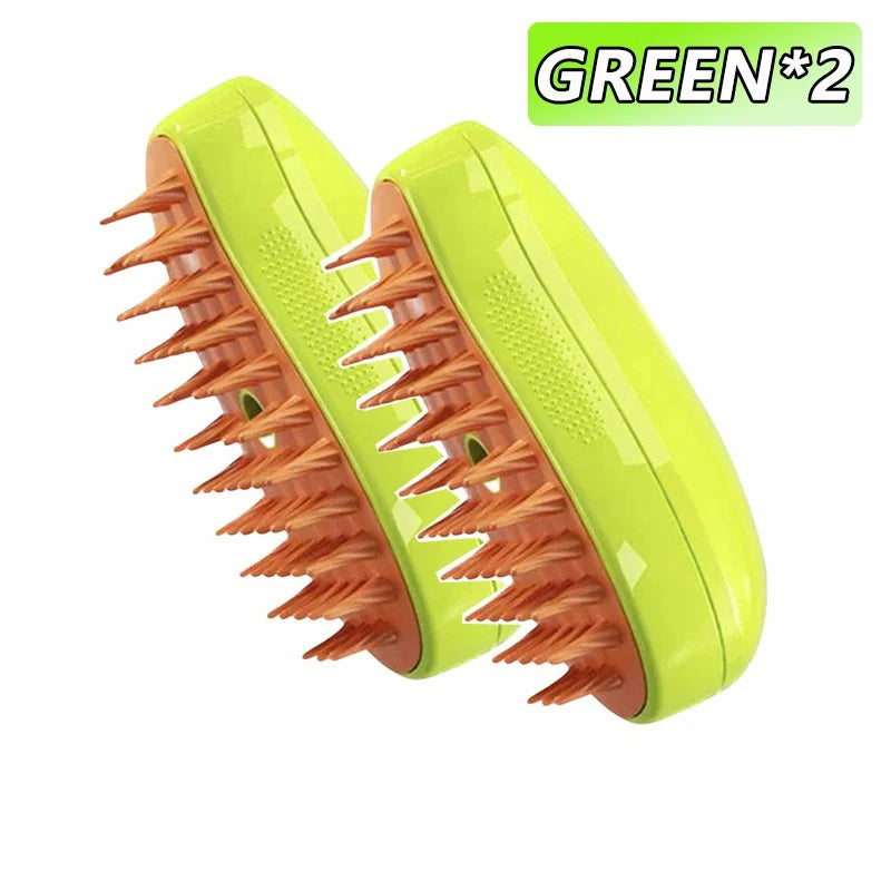 3-in-1 Steamy Cat & Dog Grooming Brush